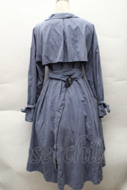 画像2: jouetie / 起毛トレンチワンピース  ブルー S-25-12-11-030-EL-CO-AS-ZS