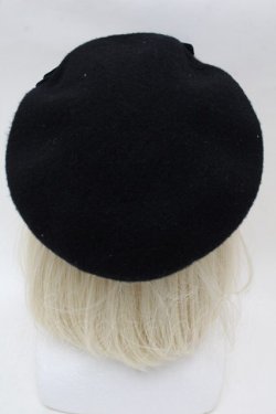 画像3: m petit by misako / NINA's AMカメオベレー  黒 S-25-12-12-032-LO-AC-AS-ZS