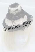 LOLITA / ハット  オフｘ黒 S-25-12-12-034-LO-ZA-AS-ZS