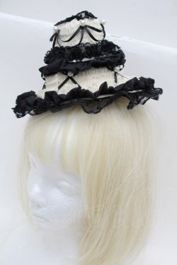 画像2: LOLITA / ハット  オフｘ黒 S-25-12-12-034-LO-ZA-AS-ZS