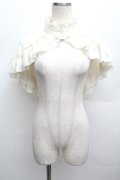 MARBLE / ゴシック調モチーフ付き立ち襟ケープ  オフ S-25-12-12-036-GO-JA-AS-ZS