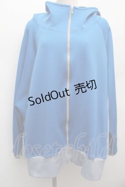 画像1: PUNK / ジップパーカー  ブルーｘグレー S-25-12-12-044-PU-TO-HR-ZS