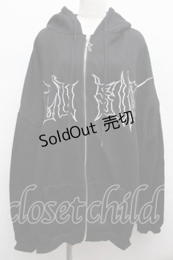 画像1: VOLCAN&APHRODITE / 刺繍パーカー  黒 S-25-12-12-048-LO-TO-AS-ZS