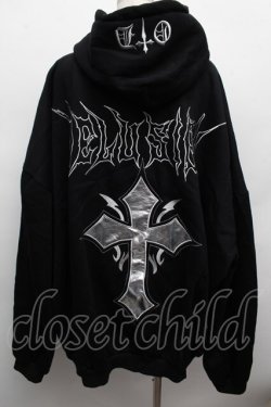 画像2: VOLCAN&APHRODITE / 刺繍パーカー  黒 S-25-12-12-048-LO-TO-AS-ZS