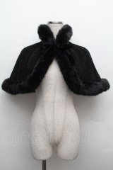 Victorian maiden / ファーデザインケープ  黒 S-25-12-12-051-CL-JA-AS-ZS