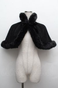 Victorian maiden / ファーデザインケープ  黒 S-25-12-12-051-CL-JA-AS-ZS