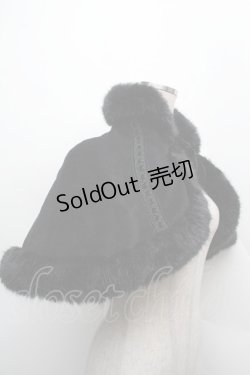 画像4: Victorian maiden / ファーデザインケープ  黒 S-25-12-12-051-CL-JA-AS-ZS