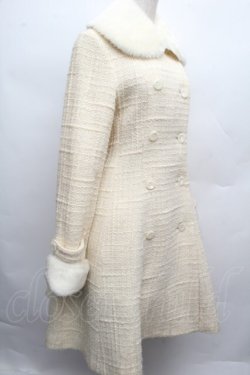 画像3: Innocent World / ファンシーツィードコート  アイボリー S-25-12-12-052-IW-CO-HR-ZS