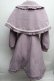 画像2: axes femme kawaii / ケープ付きロングコート  ラベンダー S-25-12-12-055-AX-CO-HR-ZS (2)
