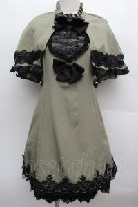 DearMyLove / デザイナー/ケープワンピース M カーキ S-25-12-12-056-EL-TO-AS-ZS