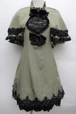 画像1: DearMyLove / デザイナー/ケープワンピース M カーキ S-25-12-12-056-EL-TO-AS-ZS