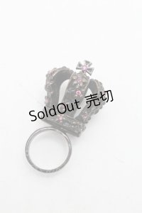 Jane Marple / 王冠リング  アンティークゴールド S-25-12-12-005-JM-AC-SZ-ZS