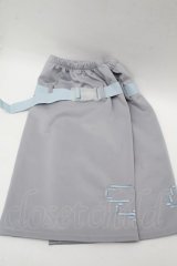 ACDC RAG / ドットネコレッグウォーマー  グレー×パステルブルー S-25-12-12-011-PU-ZA-HR-ZS