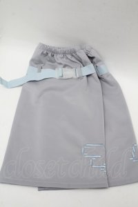 ACDC RAG / ドットネコレッグウォーマー  グレー×パステルブルー S-25-12-12-011-PU-ZA-HR-ZS