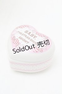 BABY,THE STARS SHINE BRIGHT / ハート小物入れ  白 S-25-12-12-016-BA-ZA-AS-ZS