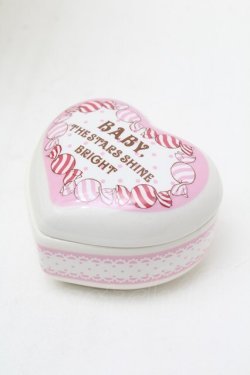 画像1: BABY,THE STARS SHINE BRIGHT / ハート小物入れ  白 S-25-12-12-016-BA-ZA-AS-ZS