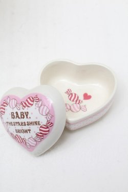 画像2: BABY,THE STARS SHINE BRIGHT / ハート小物入れ  白 S-25-12-12-016-BA-ZA-AS-ZS