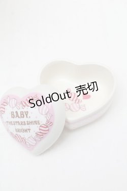 画像2: BABY,THE STARS SHINE BRIGHT / ハート小物入れ  白 S-25-12-12-016-BA-ZA-AS-ZS