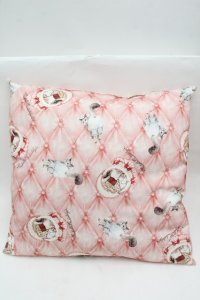 Enchantlic Enchantilly / オリジナルクッション  ピンク S-25-12-12-017-LO-ZA-AS-ZS