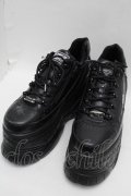 YOSUKE / 厚底スニーカー 28 黒 S-25-12-12-018-PU-SH-AS-ZS