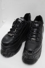 YOSUKE / 厚底スニーカー 28 黒 S-25-12-12-018-PU-SH-AS-ZS