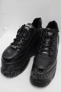 YOSUKE / 厚底スニーカー 28 黒 S-25-12-12-018-PU-SH-AS-ZS