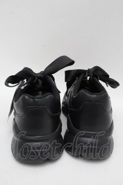 画像3: m petit by misako / AMハートガラチュールスニーカー M 黒 S-25-12-12-019-LO-SH-AS-ZS