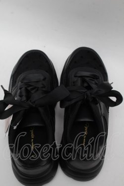 画像4: m petit by misako / AMハートガラチュールスニーカー M 黒 S-25-12-12-019-LO-SH-AS-ZS