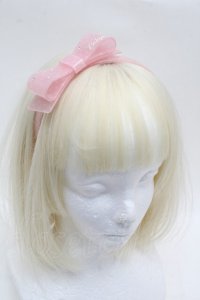 BABY,THE STARS SHINE BRIGHT / ドットリボンカチューシャ  ピンク S-25-12-12-025-BA-AC-AS-ZS