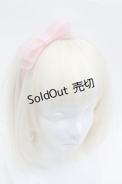 画像1: BABY,THE STARS SHINE BRIGHT / ドットリボンカチューシャ  ピンク S-25-12-12-025-BA-AC-AS-ZS