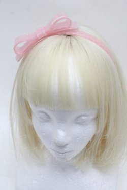 画像2: BABY,THE STARS SHINE BRIGHT / ドットリボンカチューシャ  ピンク S-25-12-12-025-BA-AC-AS-ZS