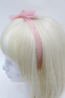 画像3: BABY,THE STARS SHINE BRIGHT / ドットリボンカチューシャ  ピンク S-25-12-12-025-BA-AC-AS-ZS