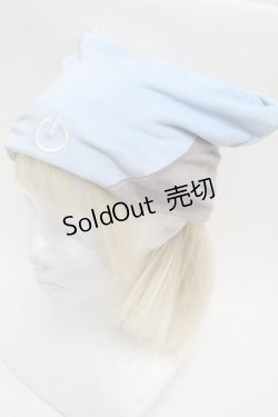 画像1: PUNK / 猫耳ニット帽  サックスｘブルー S-25-12-12-028-PU-AC-HR-ZS
