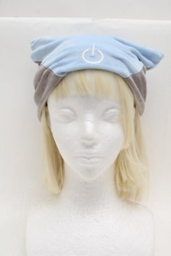 画像2: PUNK / 猫耳ニット帽  サックスｘブルー S-25-12-12-028-PU-AC-HR-ZS