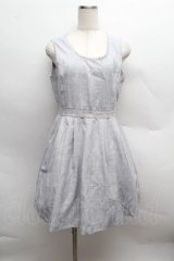 LODISPOTTO / ウエストレースワンピース  グレー S-25-12-13-042-LO-OP-AS-ZS