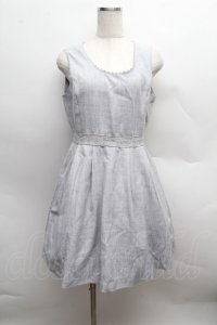 LODISPOTTO / ウエストレースワンピース  グレー S-25-12-13-042-LO-OP-AS-ZS