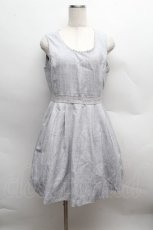 画像1: LODISPOTTO / ウエストレースワンピース  グレー S-25-12-13-042-LO-OP-AS-ZT515 (1)