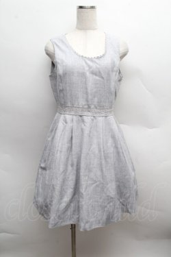 画像1: LODISPOTTO / ウエストレースワンピース  グレー S-25-12-13-042-LO-OP-AS-ZS