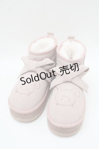 LOLITA / mikkoファーブーツ 34 ピンク S-25-12-13-005-LO-SH-HR-ZS