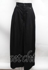 REZEN / 彼岸花カーゴ袴パンツ L 黒 S-25-12-13-047-LO-PA-AS-ZS