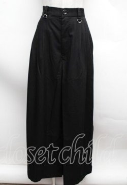 画像1: REZEN / 彼岸花カーゴ袴パンツ L 黒 S-25-12-13-047-LO-PA-AS-ZS