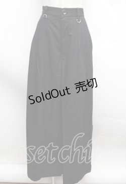 画像1: REZEN / 彼岸花カーゴ袴パンツ L 黒 S-25-12-13-047-LO-PA-AS-ZS