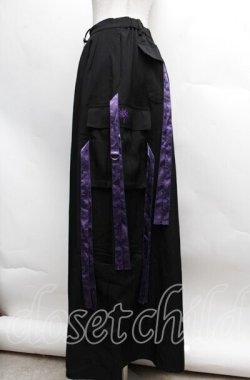 画像2: REZEN / 唐草文様ジャガードジップパンツ L 黒 S-25-12-13-048-LO-PA-AS-ZS