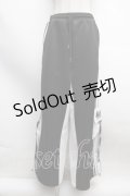 Amilige / バイカラー裾ポケットラインジャージパンツ  黒ｘ白 S-25-12-13-049-PU-PA-AS-ZS