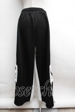 画像3: Amilige / バイカラー裾ポケットラインジャージパンツ  黒ｘ白 S-25-12-13-049-PU-PA-AS-ZS