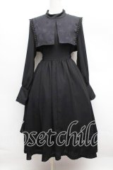 MIHO MATSUDA / シスターワンピース・ライラワンピース  黒 S-25-12-13-051-GO-OP-AS-ZS