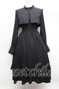 MIHO MATSUDA / シスターワンピース・ライラワンピース  黒 S-25-12-13-051-GO-OP-AS-ZS