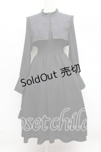 MIHO MATSUDA / シスターワンピース・ライラワンピース  黒 S-25-12-13-051-GO-OP-AS-ZS