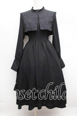 画像1: MIHO MATSUDA / シスターワンピース・ライラワンピース  黒 S-25-12-13-051-GO-OP-AS-ZS