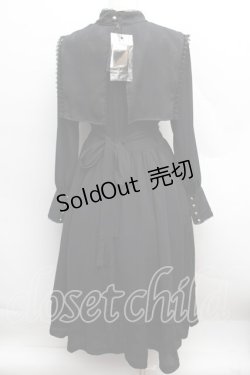 画像2: MIHO MATSUDA / シスターワンピース・ライラワンピース  黒 S-25-12-13-051-GO-OP-AS-ZS